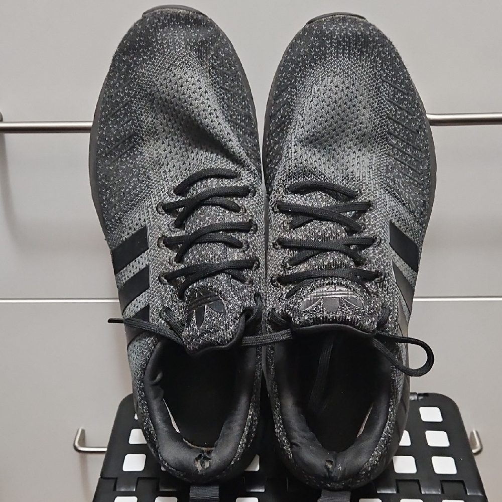 adidas Black and Gray Sneakers